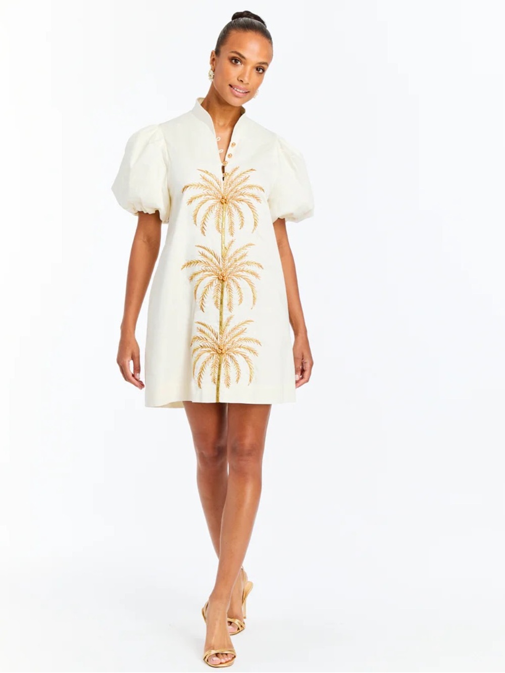 Mestiza New York Elliana Barong Mini Dress